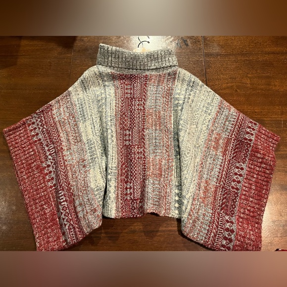 Free People Alpaca blend poncho sweater - Picture 5 of 9